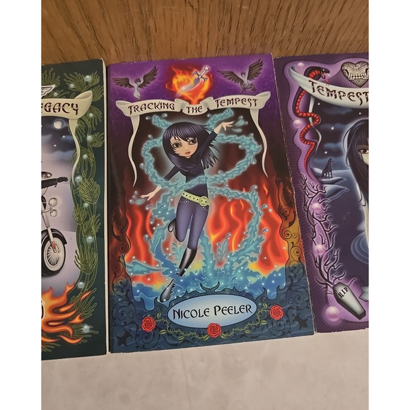 Lot of 3 Nicole Peeler Tempest Legacy, Tracking the Tempest Paperback Books - Picture 3 of 4